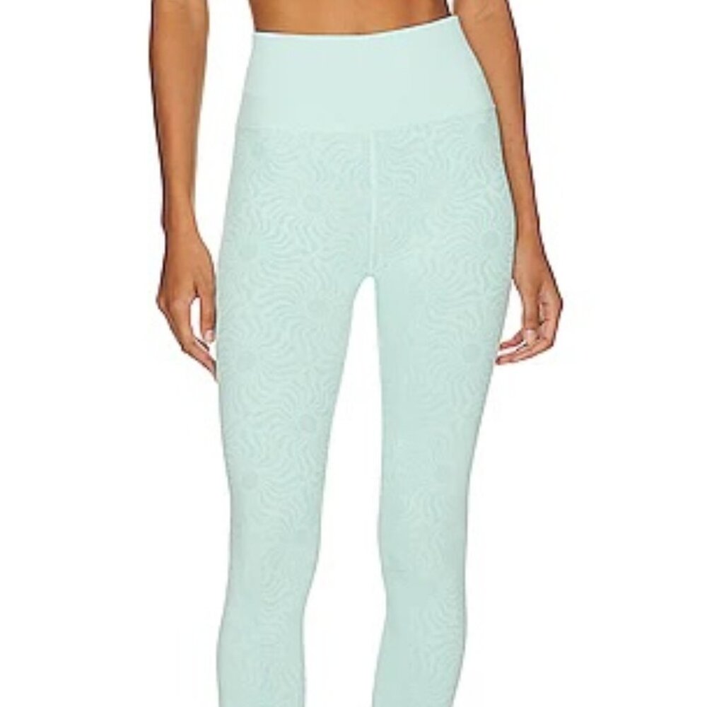 Love Sculpt Aqua Sun Pattern Legging